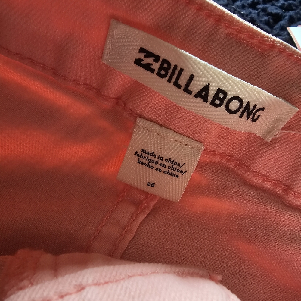 BILLABONG Free Fall High-Waist Pants - Size 1 XS - Picture 6 of 6